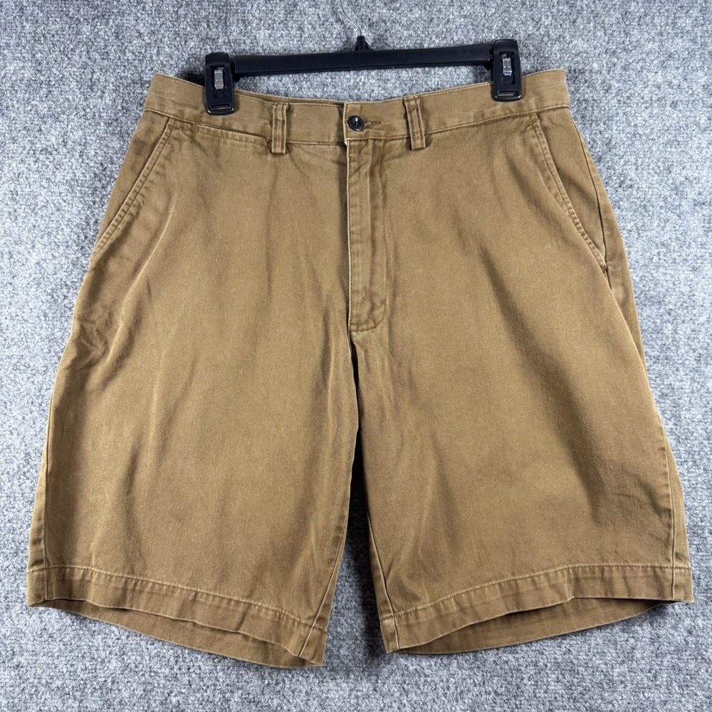 Vintage Polo Ralph Lauren Prospect Chino Shorts Men's 32 Brown Cotton Flat Front